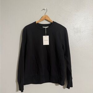 Everlane Off Duty Crewneck Cotton Blend Black